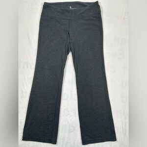 Gap Performance Bootcut Leggings Yoga Pants Gray Size Large Cotton Pull-on